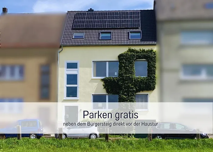 Am Maximilianpark - Dachterrasse, Highspeed-wlan, 2 Schlafzimmer * ハム