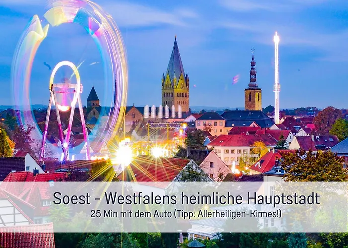 Am Maximilianpark - Dachterrasse, Highspeed-wlan, 2 Schlafzimmer アパート *