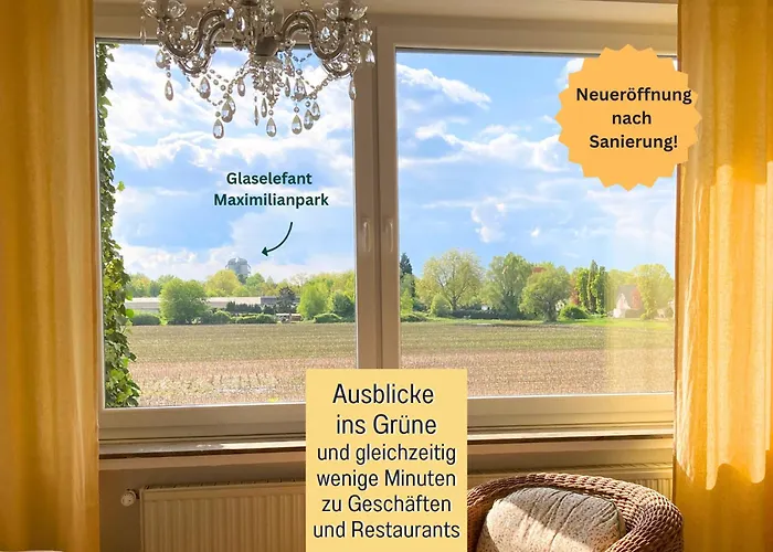 アパート Am Maximilianpark - Dachterrasse, Highspeed-wlan, 2 Schlafzimmer *