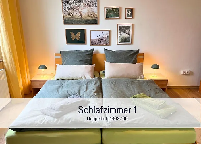 アパート Am Maximilianpark - Dachterrasse, Highspeed-wlan, 2 Schlafzimmer ハム