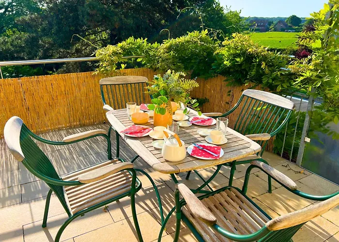 アパート Am Maximilianpark - Dachterrasse, Highspeed-wlan, 2 Schlafzimmer *